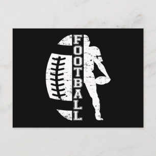 Carte Postale Football Sport Jeu Équipe Américaine Drôle Idée ca