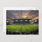 Carte Postale Football, stade Forsyth Barr, Dunedin (Devant / Derrière)
