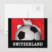 Carte Postale Football Suisse (Devant / Derrière)