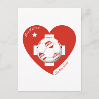 Carte Postale Football Suisse SWITZERLAND Soccer National Team