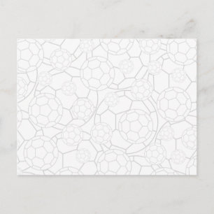 Carte postale Football Tonal