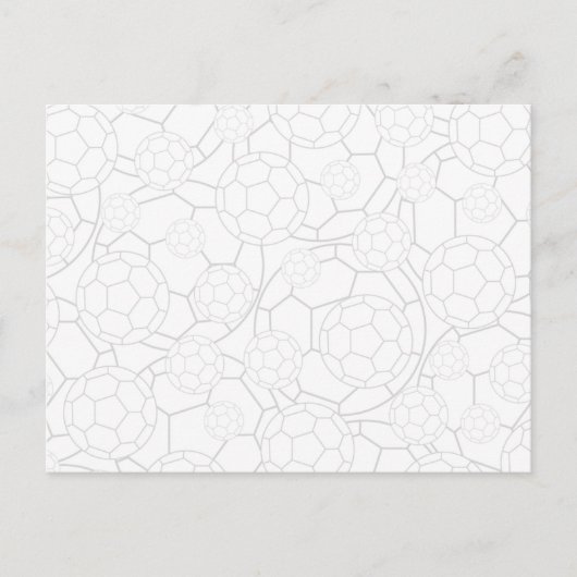 Carte postale Football Tonal (Devant)