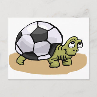 Carte Postale Football (Tortue)