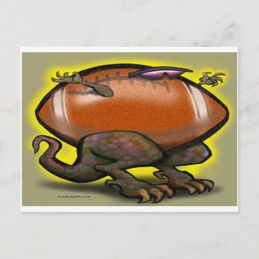 Carte Postale FootballaSaurus Rex (Devant)