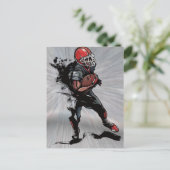 Carte Postale footballeur américain (Debout devant)