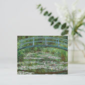 Carte Postale Footbridge Claude Monet Art français (Debout devant)