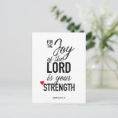 Carte postale 'For the Joy' (Debout devant)