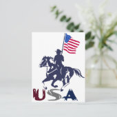 Carte Postale Forage Team USA Paint (Debout devant)