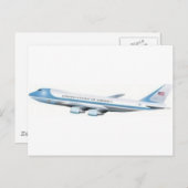 Carte Postale Force aérienne 1 (Devant / Derrière)