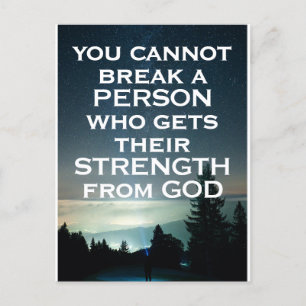 Carte postale Force de Dieu