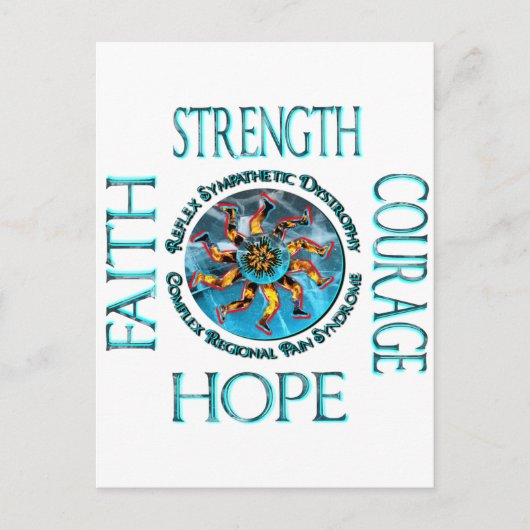 Carte Postale Force de foi Courage Espoir CRPS RSD (Devant)