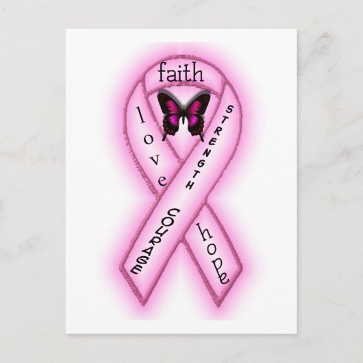 Carte Postale Force et courage (Devant)