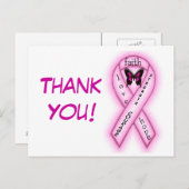 Carte Postale Force et courage Merci (Devant / Derrière)