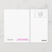 Carte Postale Force et courage Merci (Dos)