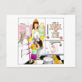 Carte Postale Force et dignité Fête des mères Inspiration (Devant)