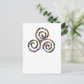 Carte Postale Force Triskèle Celtique (Debout devant)