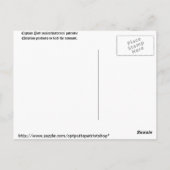 Carte Postale Forces spéciales (Dos)