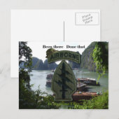 Carte Postale forces spéciales bérets verts sf (Devant / Derrière)