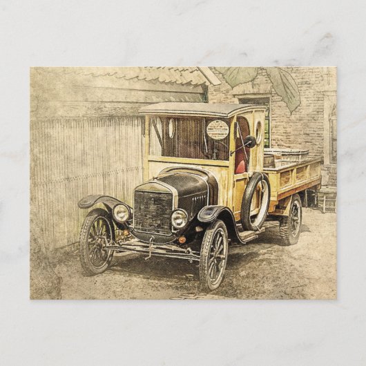 Carte Postale Ford classique (Devant)