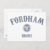 Carte Postale Fordham (Devant / Derrière)