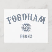 Carte Postale Fordham (Devant)