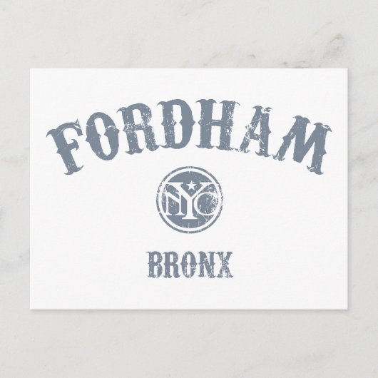 Carte Postale Fordham (Devant)