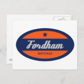 Carte Postale Fordham (Devant / Derrière)