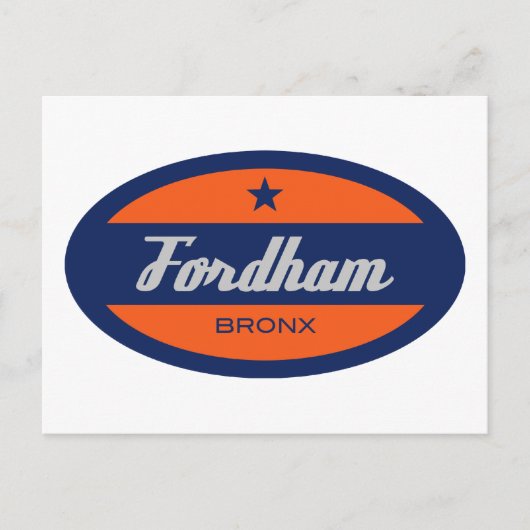 Carte Postale Fordham (Devant)