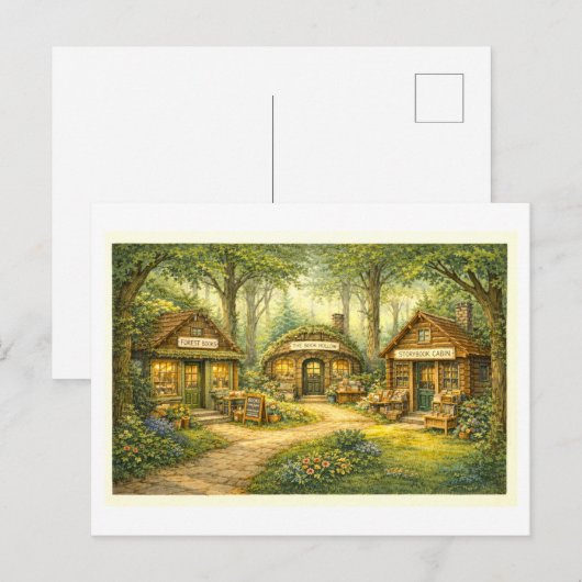 Carte Postale Forest Bookstores (Devant / Derrière)
