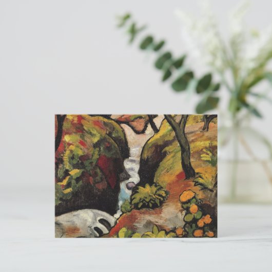 Carte Postale Forest Brook par August Macke Expressionnisme Vint (Debout devant)