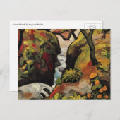 Carte Postale Forest Brook par August Macke Expressionnisme Vint (Devant / Derrière)