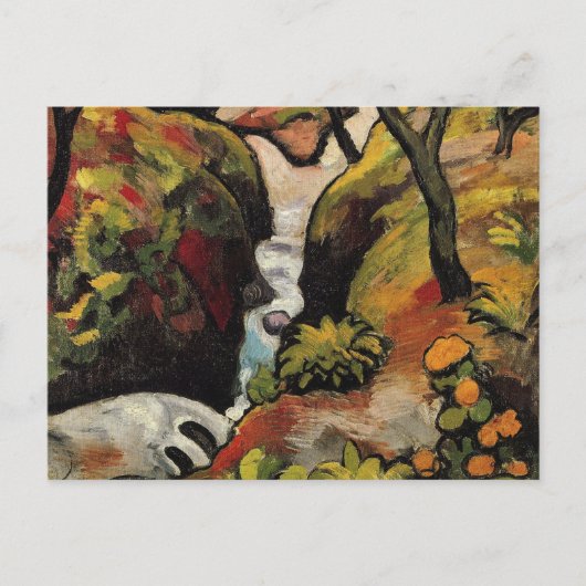 Carte Postale Forest Brook par August Macke Expressionnisme Vint (Devant)