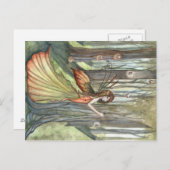 Carte postale Forest Enchantant Fairy Art (Devant / Derrière)