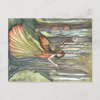 Carte postale Forest Enchantant Fairy Art