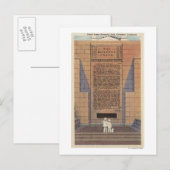 Carte Postale Forest Lawn Memorial Park, Creed de Builder (Devant / Derrière)