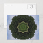 Carte Postale Forest Mandala (Devant / Derrière)
