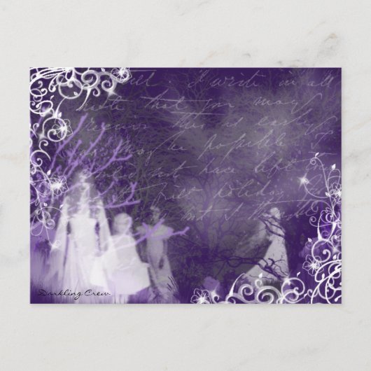 Carte postale Forest Of Souls Art par Darkling Cre (Devant)
