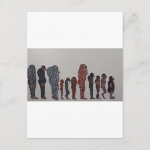 Carte Postale Forest people creation line up