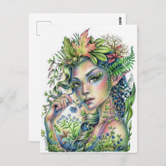 Carte Postale Forest Sprite (Devant / Derrière)