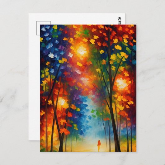 Carte Postale Forêt (Devant / Derrière)