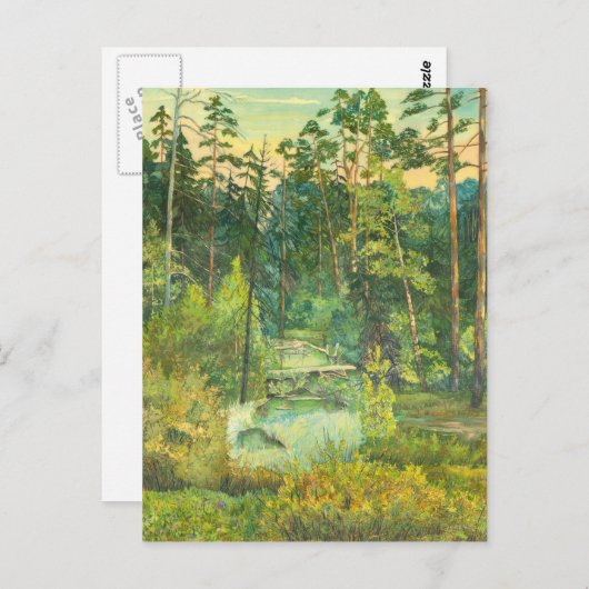 Carte Postale Forêt (Devant / Derrière)