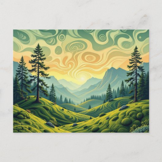 Carte Postale Forêt (Devant)