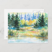 Carte Postale Forêt (Devant / Derrière)