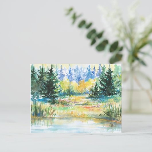 Carte Postale Forêt (Debout devant)