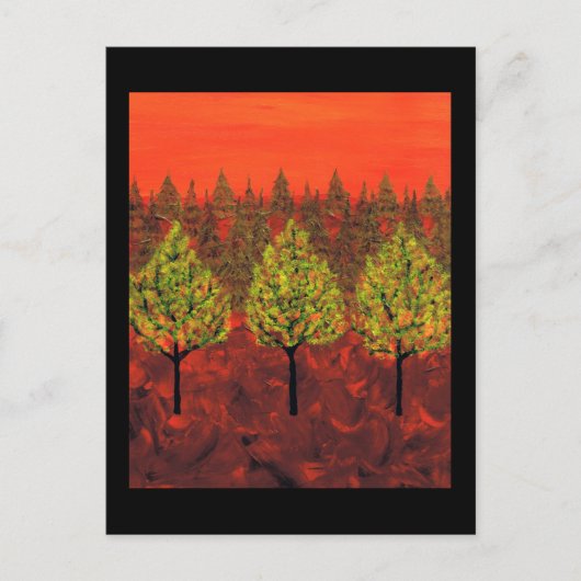 Carte Postale forêt (Devant)