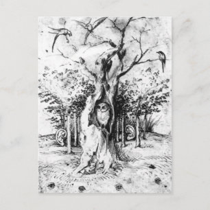 Carte Postale Forêt auditive et champ de vision par Hieronymus B