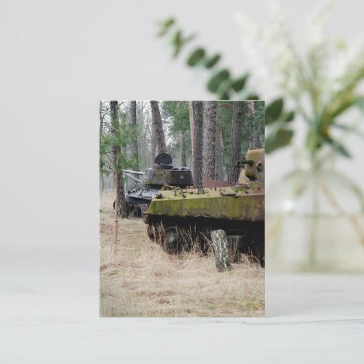 CARTE POSTALE FORÊT BLINDÉE (Debout devant)