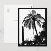 Carte Postale Forêt d'arbres, Ferme d'argent, nature Nouvelle-Zé (Devant / Derrière)