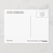 Carte Postale Forêt d'argent (Dos)