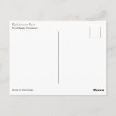 Carte Postale Forêt d'automne sombre (Dos)